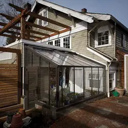 Double Glass Lean to Greenhouses